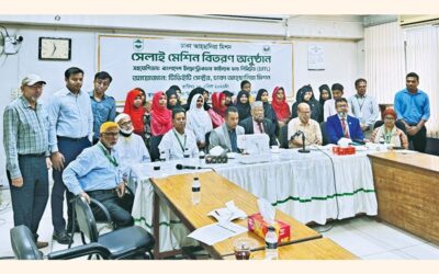 BIFFLは恵まれない研修生のためにミシン20台を提供