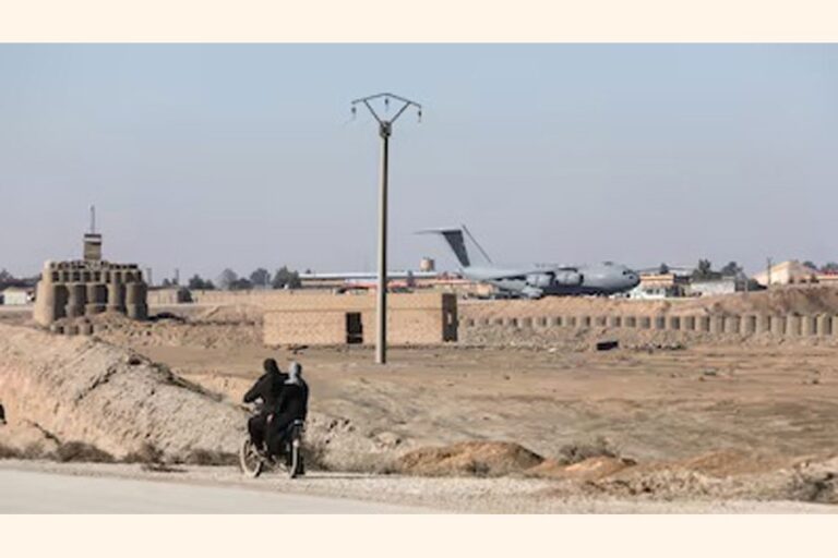 国際連合軍撤退後、シリアが北東部の基地を占拠