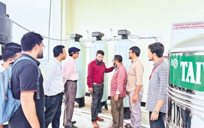 RUETが学生寮に逆浸透膜浄水装置を設置