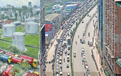 デジタル制御の拡大に伴い、市内の給油所の行列が長くなっている。