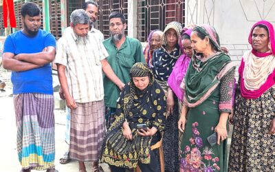 殺害された博士課程学生ジャミルの自宅での追悼