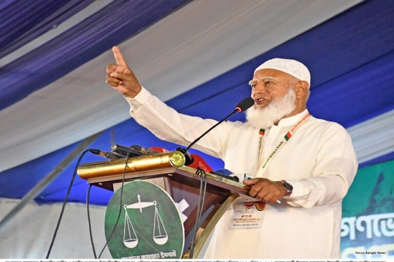 BNPはALの「ファシスト路線」を辿っているとジャマート・アミールが主張