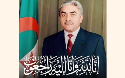 ダッカはアルジェリアの元大統領ゼルアール氏に敬意を表した。