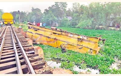 シレットとの鉄道連絡線が17時間ぶりに復旧