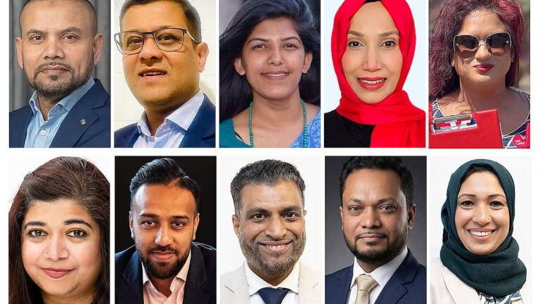 ロンドン東部の4つの区で、80人の英国系バングラデシュ人議員が選出された。