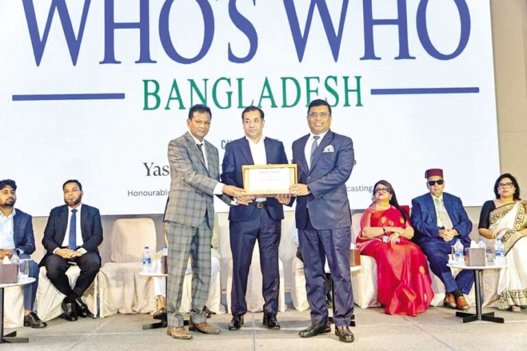 シャカワット・ホサイン氏が「Who's Who Bangladesh Award」を受賞