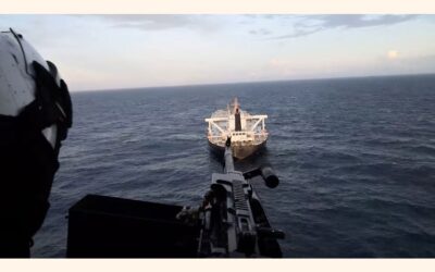 米国防総省によると、米軍はインド洋で制裁対象タンカーに乗り込んだ。