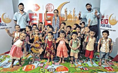 PRAN-RFLが恵まれない子供たちのためにイードのお祝いを開催