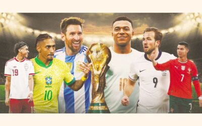 ワールドカップサッカーの祭典は、遊び場の枠を超えている。