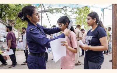 インドでNEET再試験が厳重な警備の下で実施された