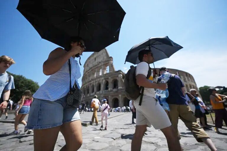 イタリア、15都市に猛暑警報（赤色警報）を発令
