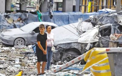 NATO首脳会議前夜、ロシア軍の攻撃によりキエフで18人が死亡