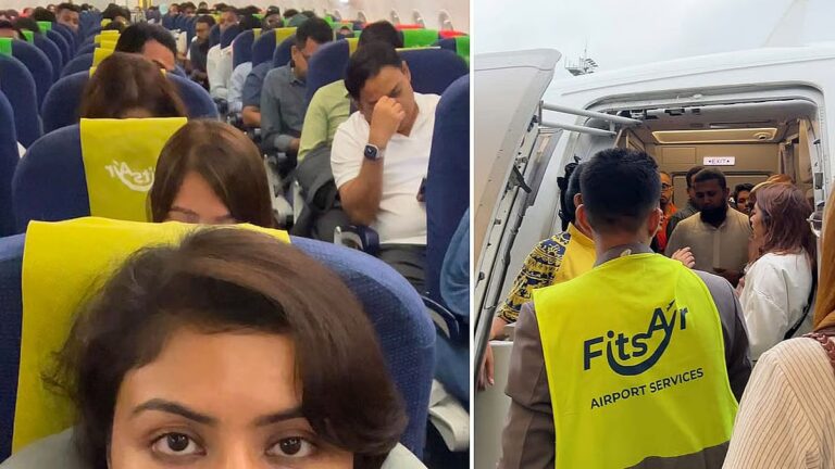 シャージャラル空港で、乗客182人が機内で5時間にわたる恐ろしい体験を強いられた。