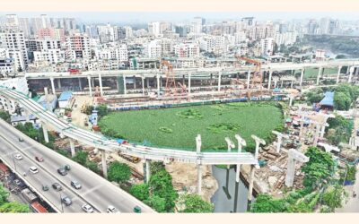遅延はあるものの、ダッカ高架高速道路プロジェクトは着実に進展している。