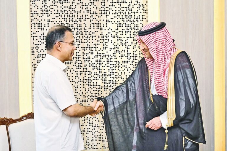首相はバングラデシュとサウジアラビアの戦略的パートナーシップの強化と投資拡大を模索