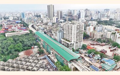 モティヒール-カマラプール間1.16kmの地下鉄延長工事