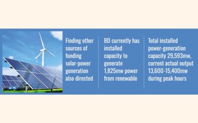 政府は、クリーンエネルギー発電のために開発予算から資金を転用するよう命令した。