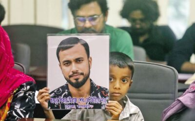強制失踪の被害者であるミラージ・シェイクの子供