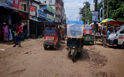 荒れた道路が患者の苦痛を悪化させる