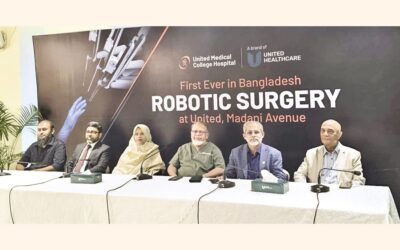 ユナイテッド病院が国内初のロボット手術を実施
