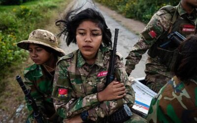 若者たちは拉致され、ミャンマー軍に売られる恐怖の中で暮らしている。